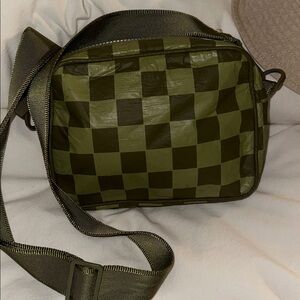 Aloha Green Palaka Crossbody Bag